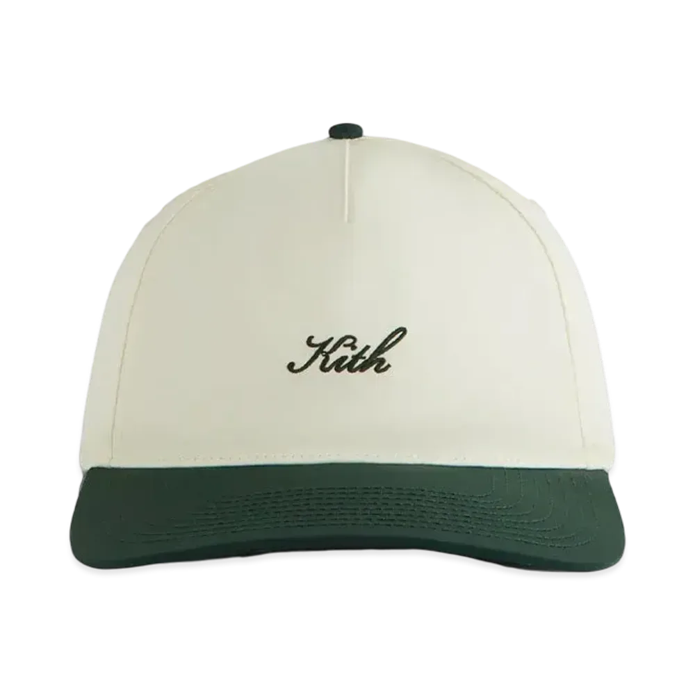 Kith Two Tone Wrinkle Nylon Bay Low Pinch Crown Cap "Stadium"