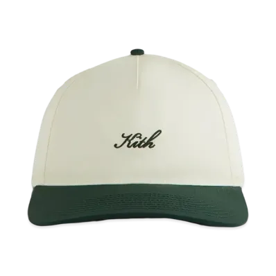 Kith Two Tone Wrinkle Nylon Bay Low Pinch Crown Cap "Stadium"