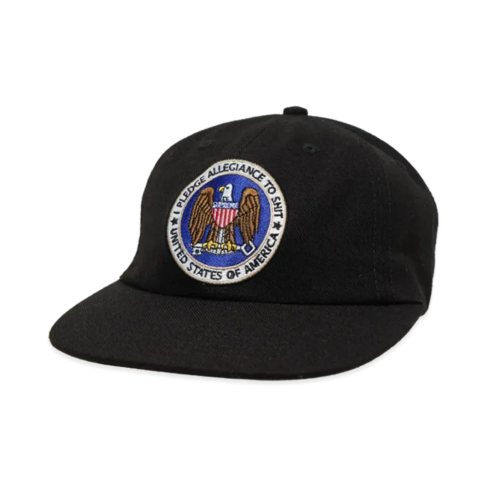 Supreme Pledge Allegiance 6-Panel "Black"