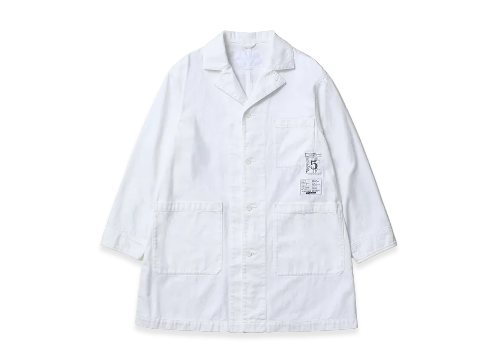 NEIGHBORHOOD x KATHARINE HAMNETT BW . Shop Coat "White"