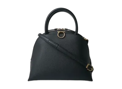 Salvatore Ferragamo Gancini Handbag "Black/Pink"