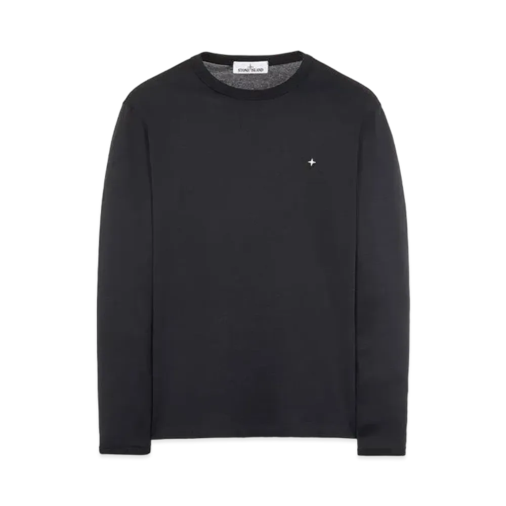 Stone Island 20436 ORGANIC COTTON/ SEAQUAL POLYESTER YARN_SLIM FIT "Black"