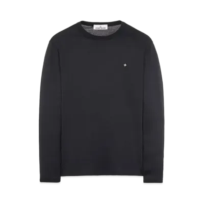 Stone Island 20436 ORGANIC COTTON/ SEAQUAL POLYESTER YARN_SLIM FIT "Black"