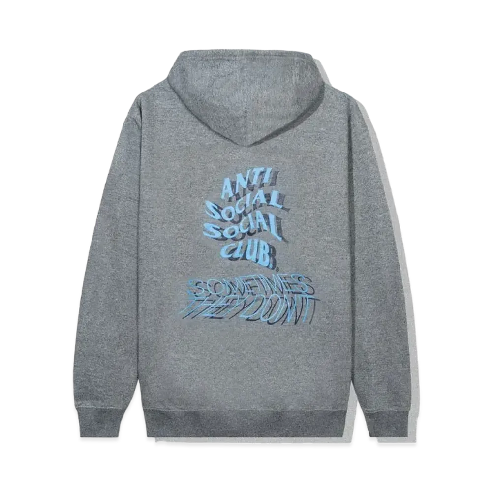 ANTI SOCIAL SOCIAL CLUB Sometimes They Dont Hoodie "Blue"