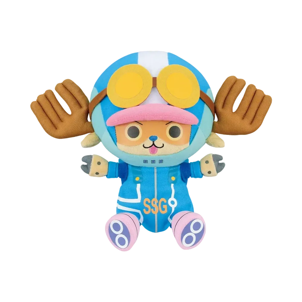 BANDAI "Ichiban Kuji" -One Piece Future Island Egghead- E Prize Change expression! chopper plush toy