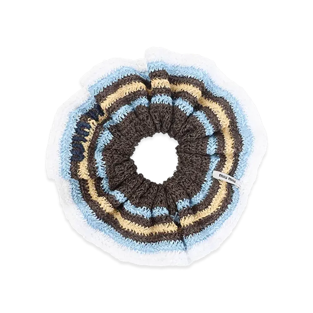 MIU MIU Women's Cotton Scrunchie "Multicolor"