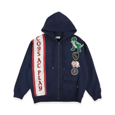 WIND AND SEA x TOY STORY Zip Hoodie "Navy"