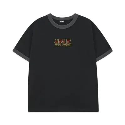 SPLR Rhinetonse Logo Ringer Tee "Black"
