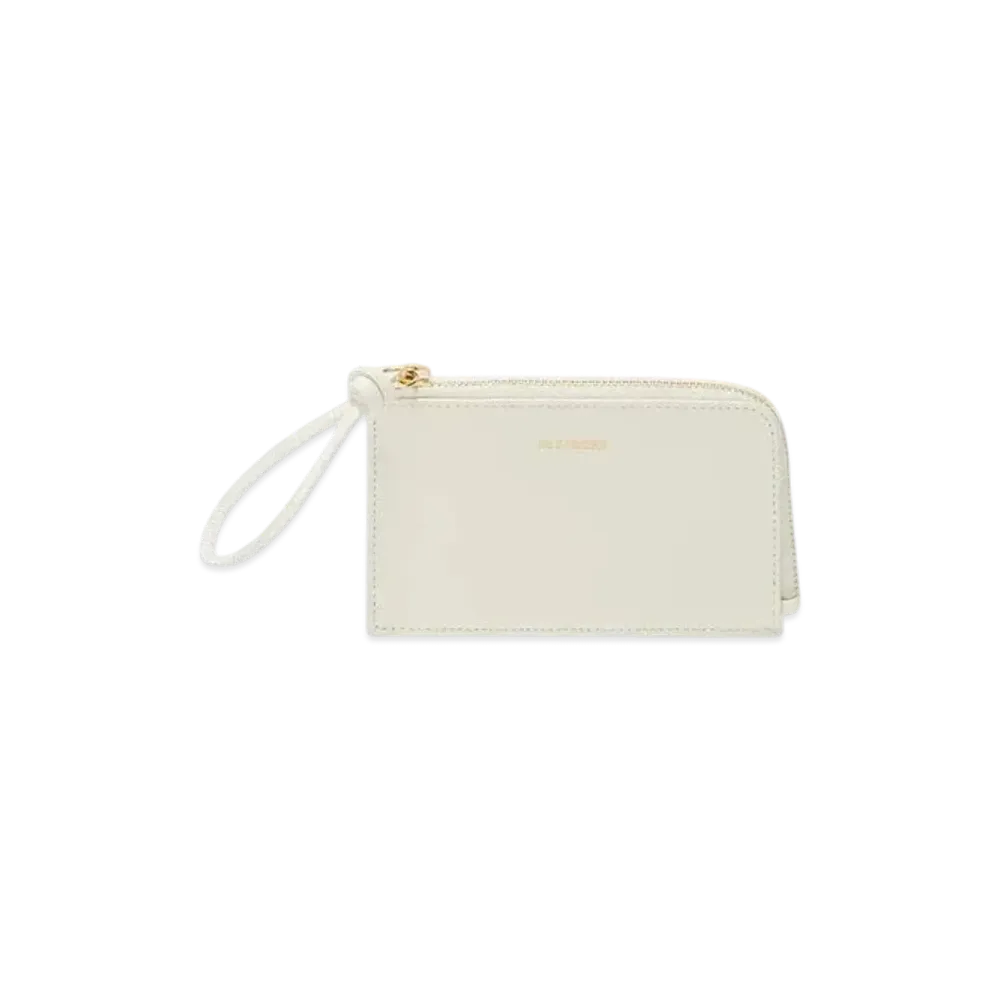 Jil Sander Giro Coin Purse Small "Eggshell"