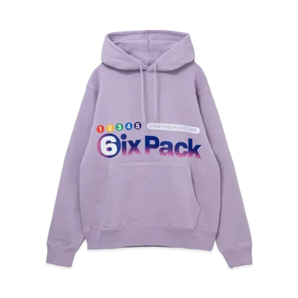 creative drug store 6ix Pack Hoodie "Pink"