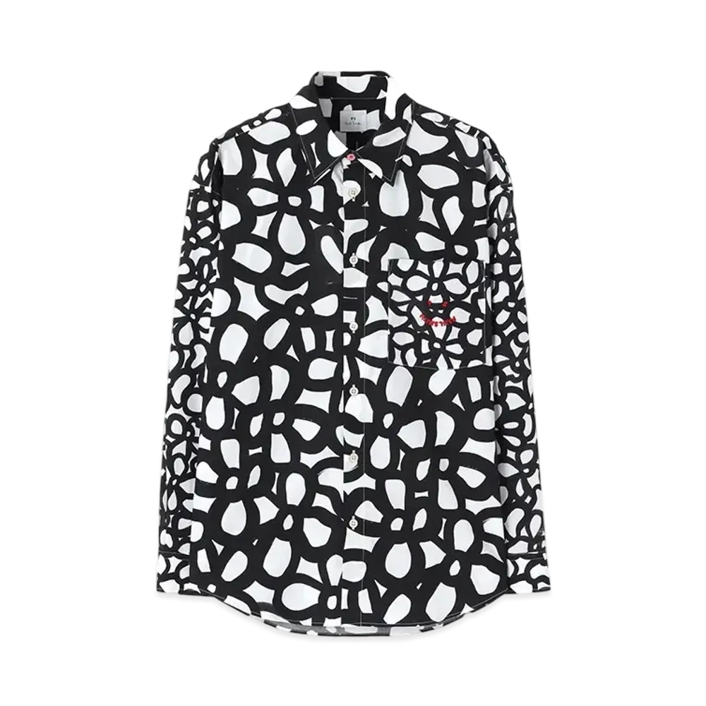 Paul Smith Happy Floral Shirt "Black"