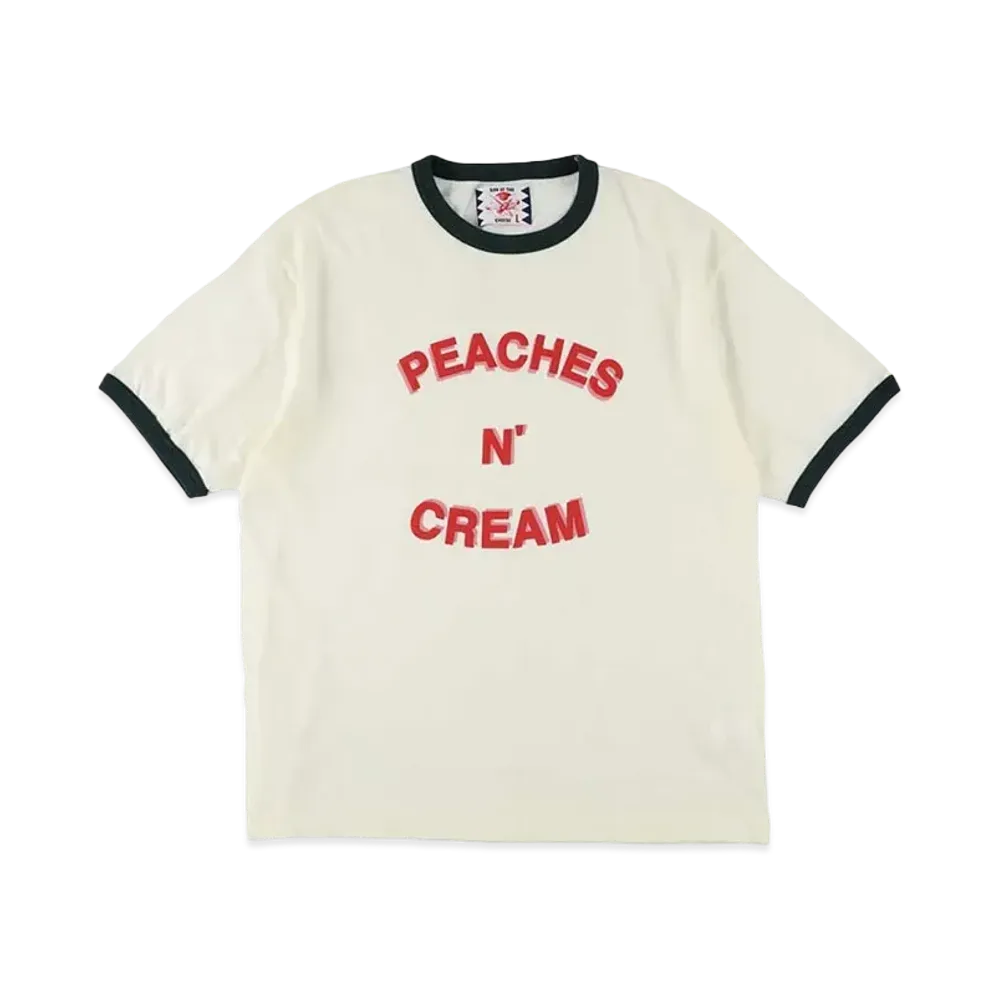 SON OF THE CHEESE PEACHES N' CREAM TEE "CREAM"