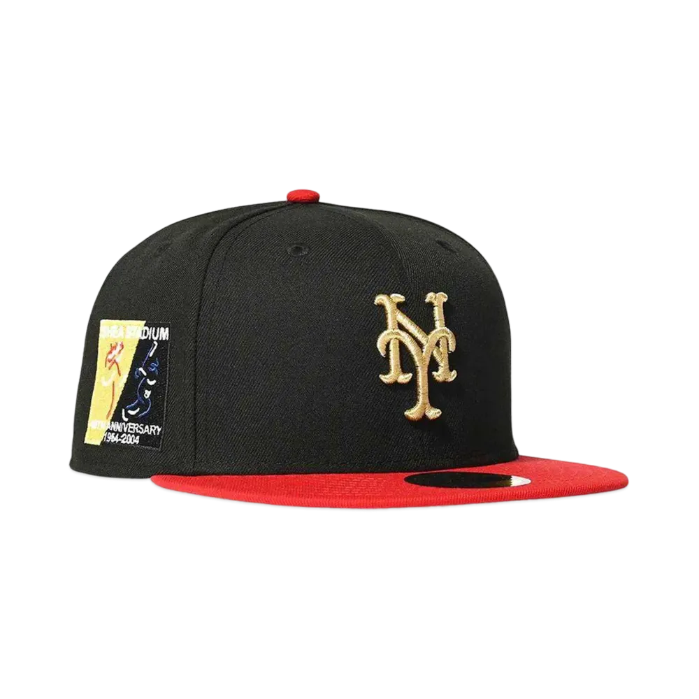 HOME GAME New York Mets 59FIFTY 40TH "BLACK/SCARLET"