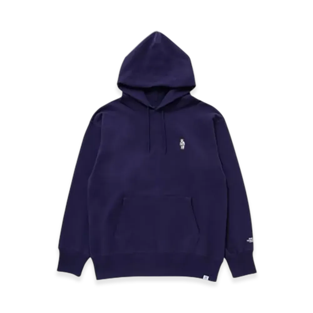 BEDWIN & THE HEARTBREAKERS Roger Gracie Ex.L/S Hooded Sweat Gomes "Navy"