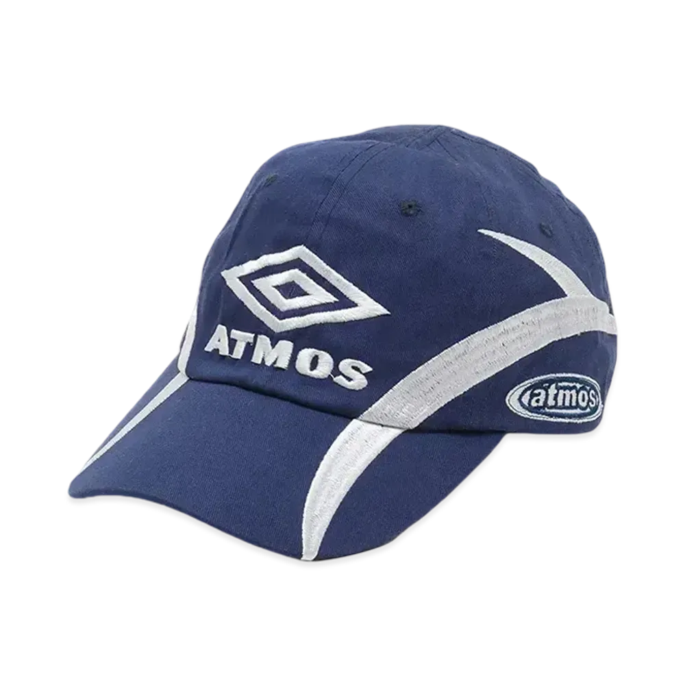 atmos x UMBRO Logo Cap "Blue"