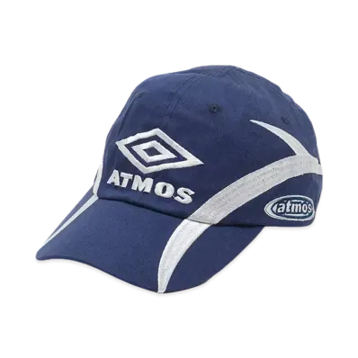 atmos x UMBRO Logo Cap "Blue"