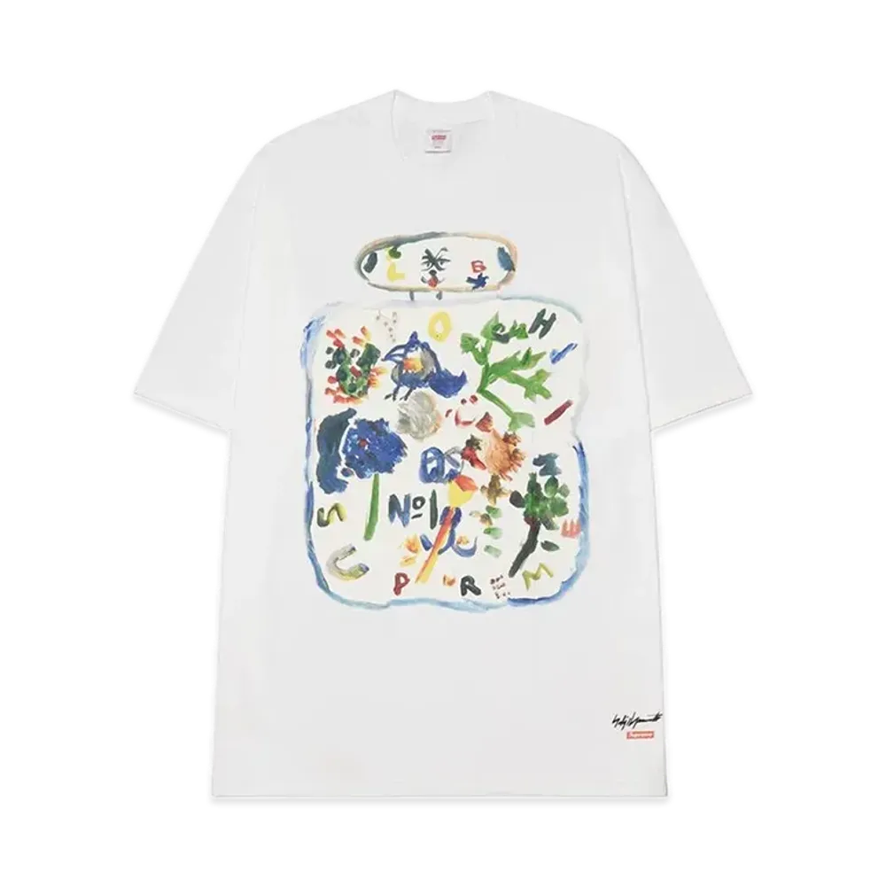 Supreme x Yohji Yamamoto Paint Tee "White"