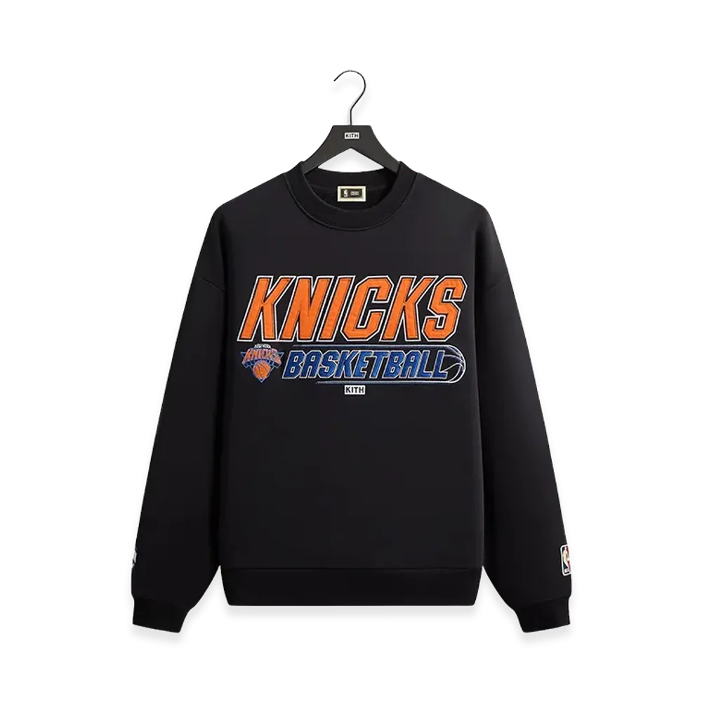 Kith x NBA All-Star New York Knicks Nelson Crewneck "Black"