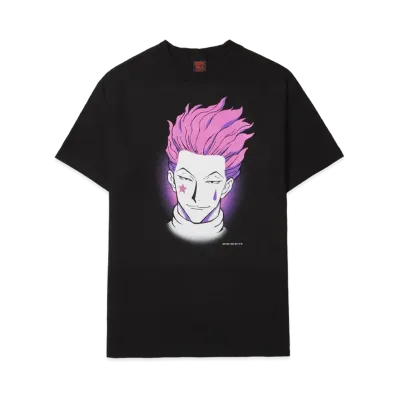 Geeks Rule x HUNTERxHUNTER Silkscreen Printing T Shirt Hisoka "Black"