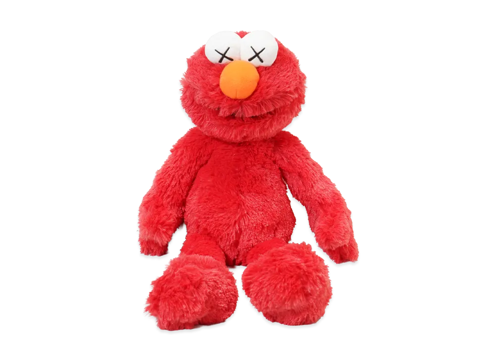KAWS Sesame Street Uniqlo Elmo Plush Toy "Red"