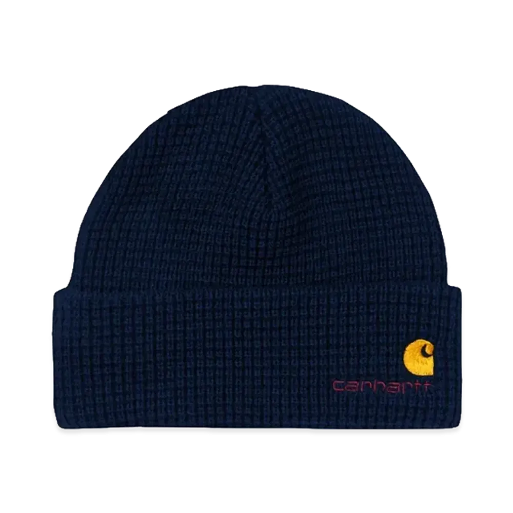 Carhartt WIP American Script Beanie "Medieval Blue"