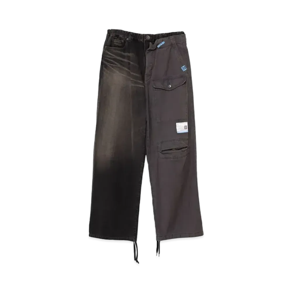 Maison MIHARA YASUHIRO Denim x Cargo Pants "Black"