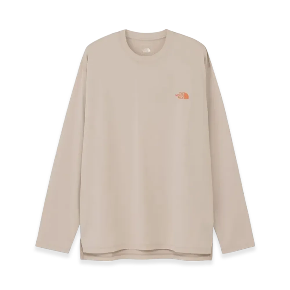The North Face Long Sleeve Free Run Flash Dry Crew "Fossil Ivory"