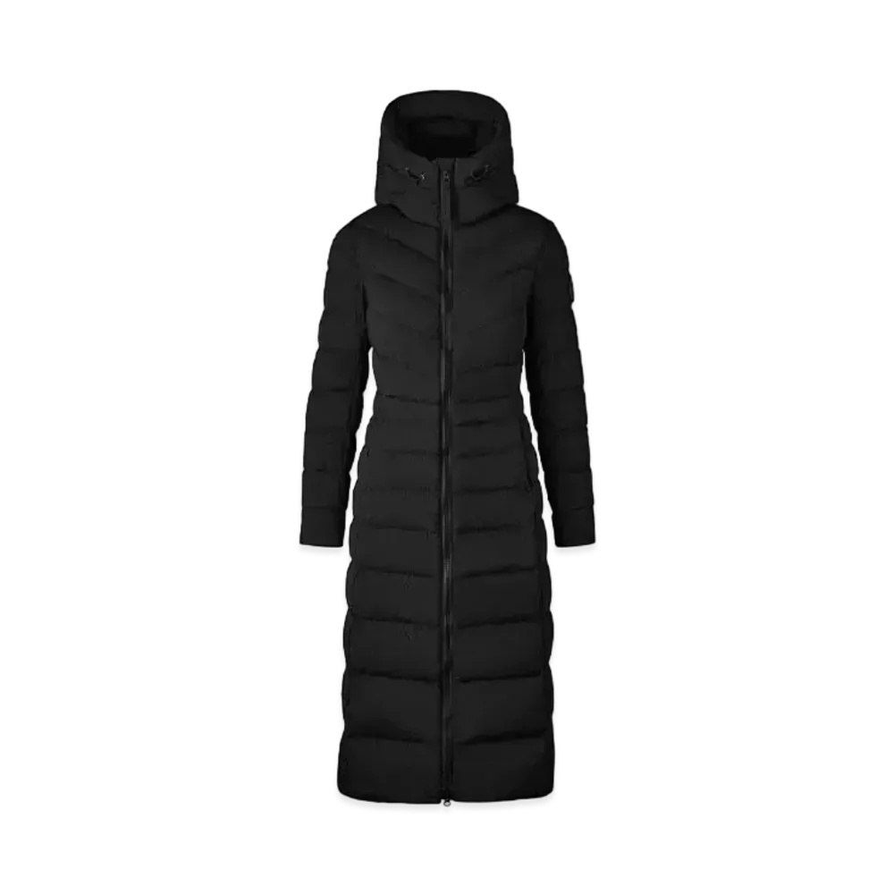 CANADA GOOSE Clair Long Coat Black Label "Black"