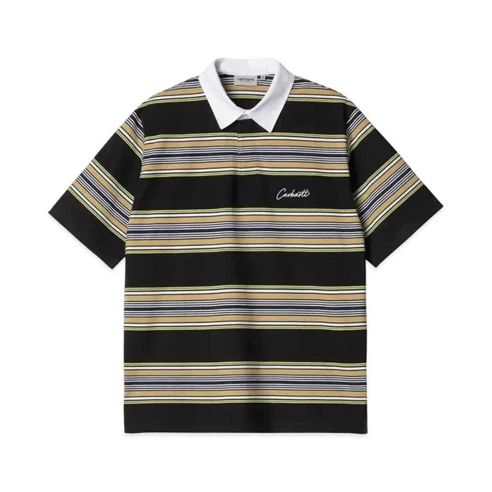 Carhartt S/S Gaines Rugby Shirt "Black"