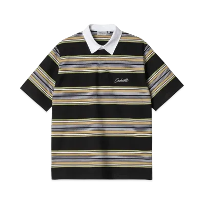 Carhartt S/S Gaines Rugby Shirt "Black"
