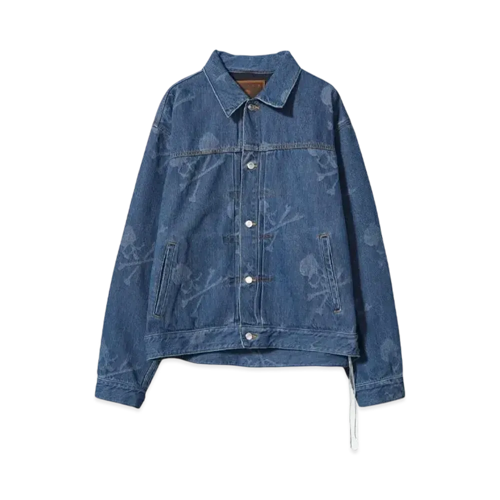 MASTERMIND WORLD-MONOGRAM DENIM JACKET "INDIGO"