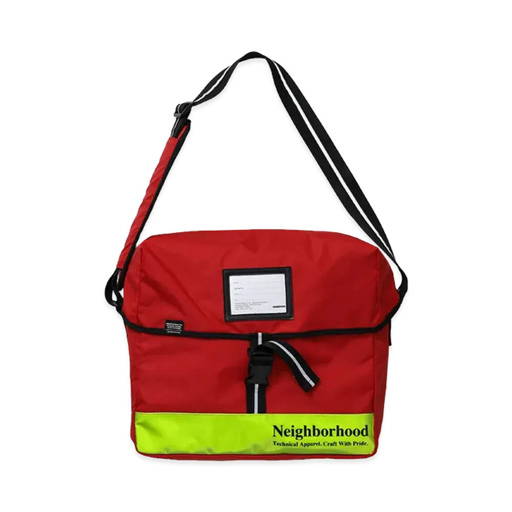 NEIGHBORHOOD Bright Color MeSSenger Bag "Red"