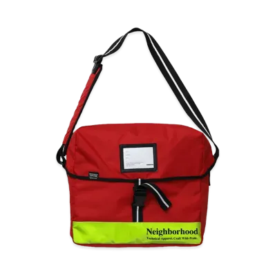NEIGHBORHOOD Bright Color MeSSenger Bag "Red"