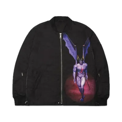 Supreme x Yohji Yamamoto TEKKEN Nylon Bomber Jacket "Black"