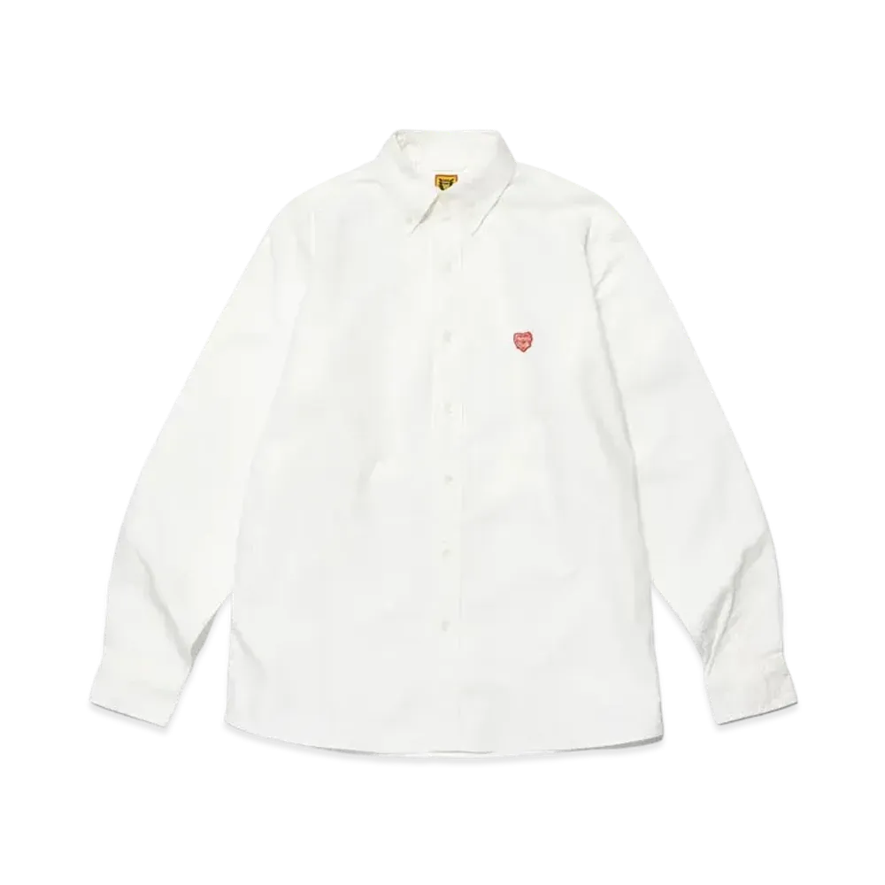 HUMAN MADE Oxford B.D L/S Shirt "White"