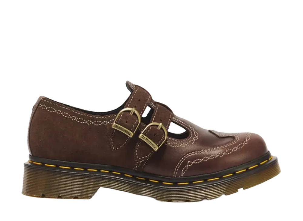 Dr.Martens 8065 Desert Rodeo Mary Jane Shoes "Dark Brown"