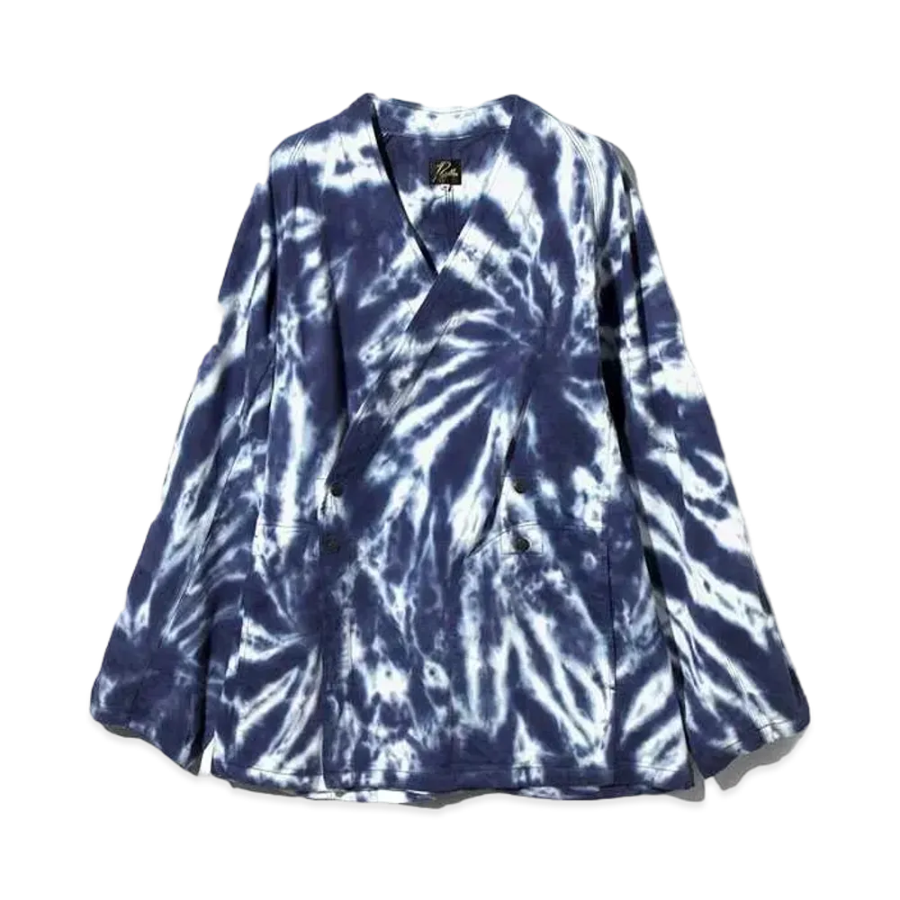Needles for NEPENTHES Samue Jacket - 8OZ Denim / Tie Dye "Indigo"