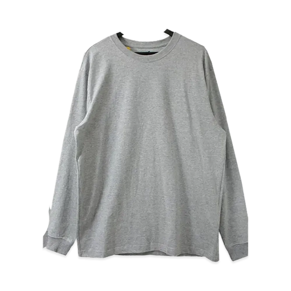 Carhartt Long Sleeve Logo Graphic T-Shirt Heavyweight "Heather Grey/Black"