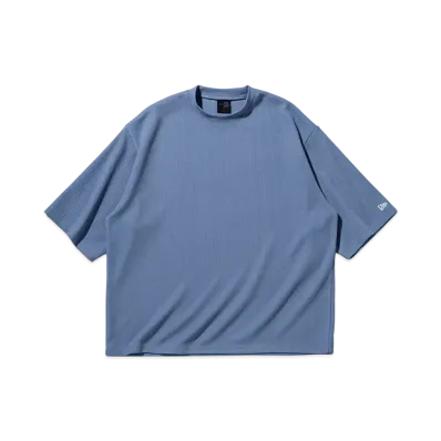 NEW ERA BLACK LABEL SS25 Short Sleeve Oversized Waffle T-Shirt "Slate"