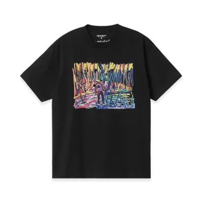 Carhartt WIP Ollie Mac Icy Lake T-Shirt "Black"