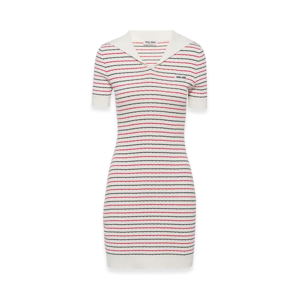 MIU MIU Women's Cotton Dress "White"