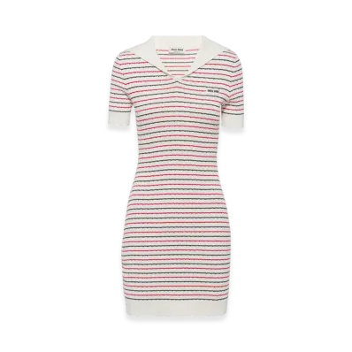 MIU MIU Women's Cotton Dress "White"