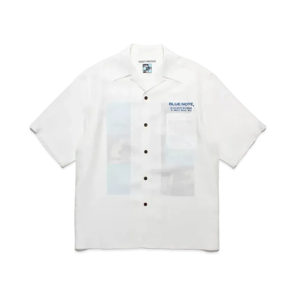 WACKO MARIA Blue Note / Hawaiian Shirt "White"