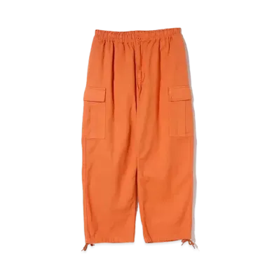 XLARGE OVERDYED EASY CARGO PANTS "Orange"