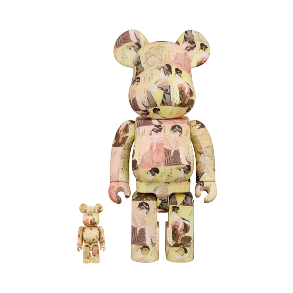 Bearbrick x The British Museum Kitagawa Utamaro 100% & 400% "Multi"