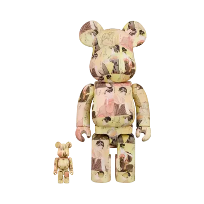 Bearbrick x The British Museum Kitagawa Utamaro 100% & 400% "Multi"