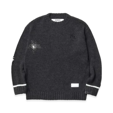 NEIGHBORHOOD Savage Crewneck Sweater "Charcoal"