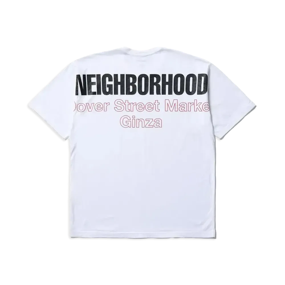 NEIGHBORHOOD x Dover Street Market Ginza Tee "White"