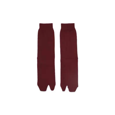 Maison Margiela Women's Calzini Tabi "Bordeaux"