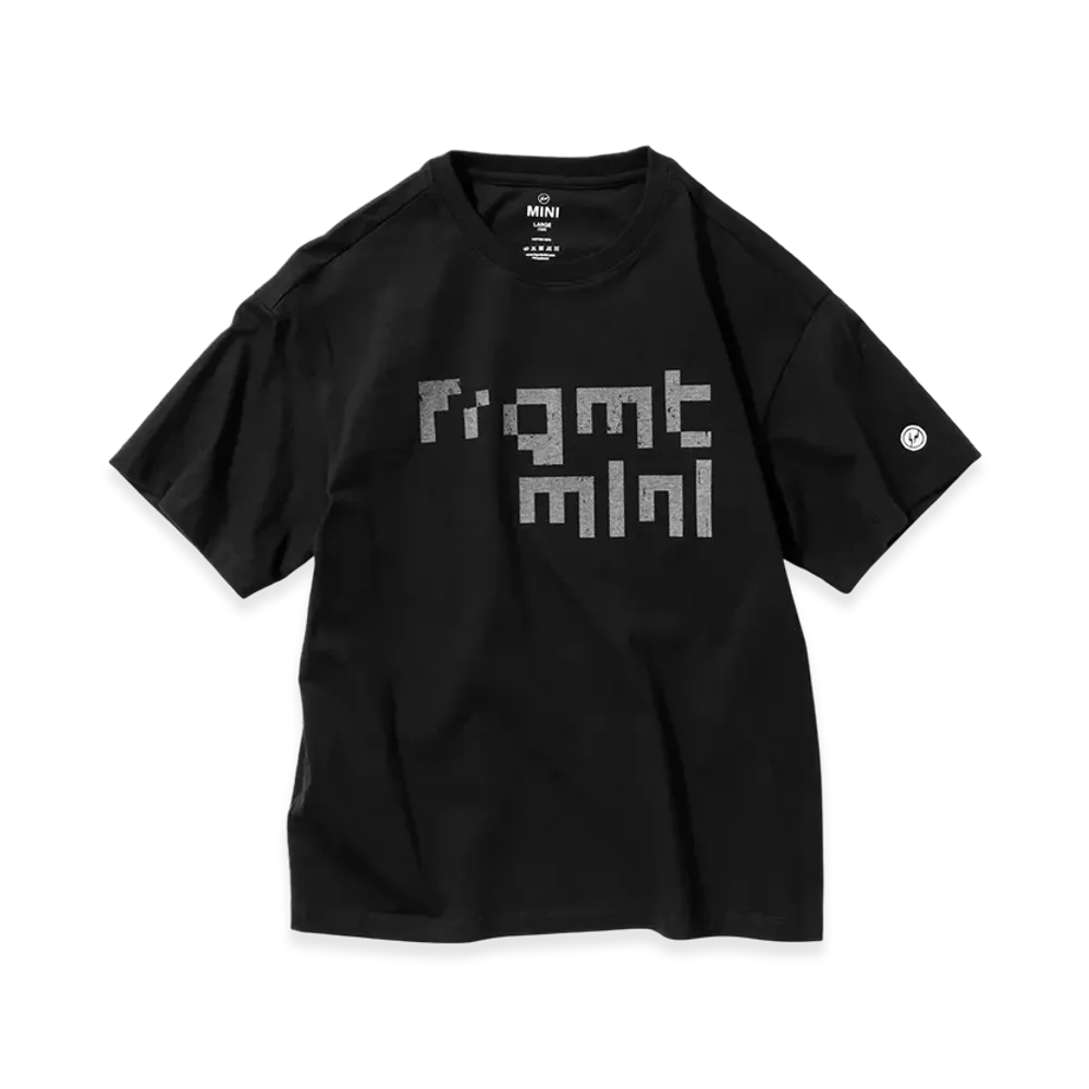 FRGMTMINI Pixel Logo T-Shirt "Black"